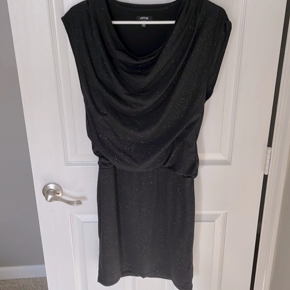 XS Apt 9 sparkly black dress